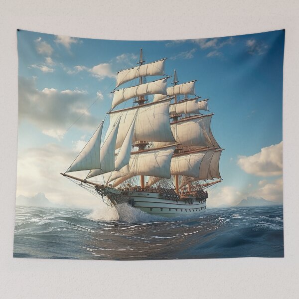 Artikelvorschau, Altes Segelschiff entworfen und verkauft von Pflugart.