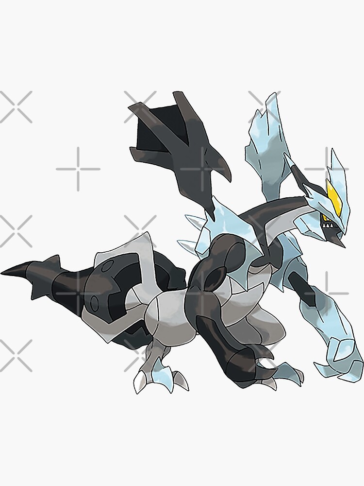  Kyurem, Reshiram, Zekrom - 3 Legendary Vinyl Sticker