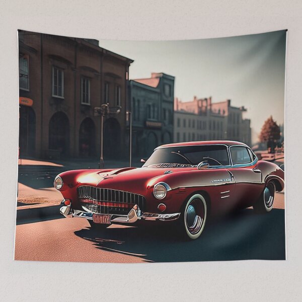 Item preview, car vintage on street designed and sold by Hillarymarcus.