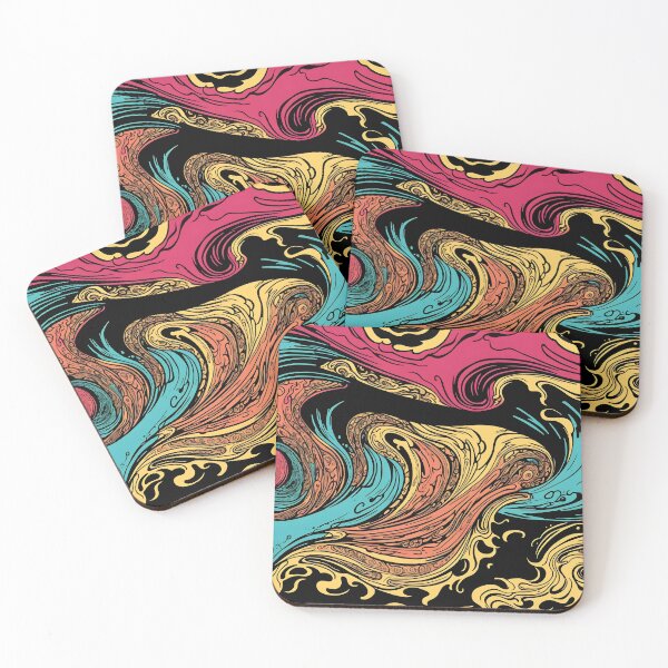 Item preview, Colorful wave graffiti designed and sold by PhonLawat.