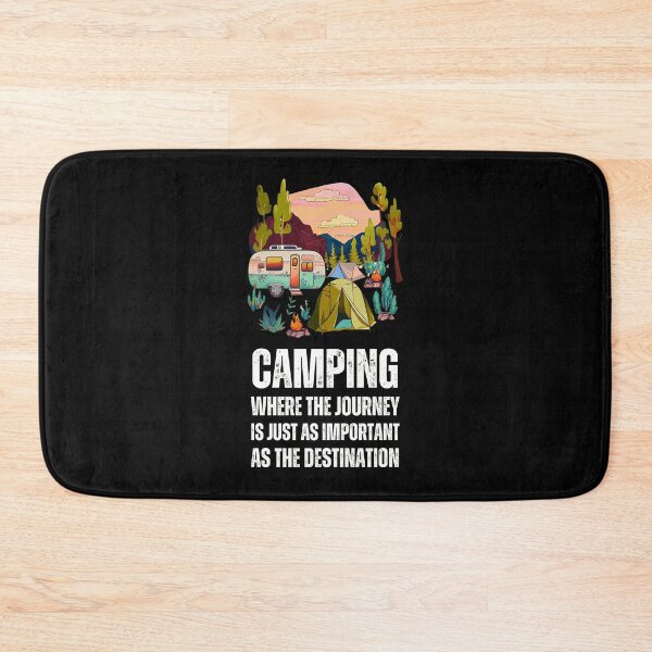 Item preview, Camping: Where The Journey Is Just As Important As The Destination designed and sold by HikingGalleria.