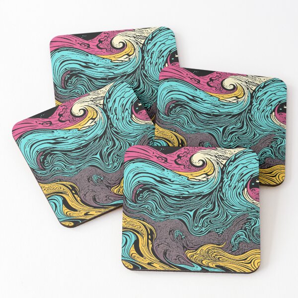 Item preview, Colorful wave graffiti designed and sold by PhonLawat.