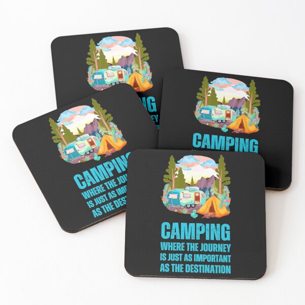 Item preview, Camping: Where The Journey Is Just As Important As The Destination. do what you love designed and sold by HikingGalleria.