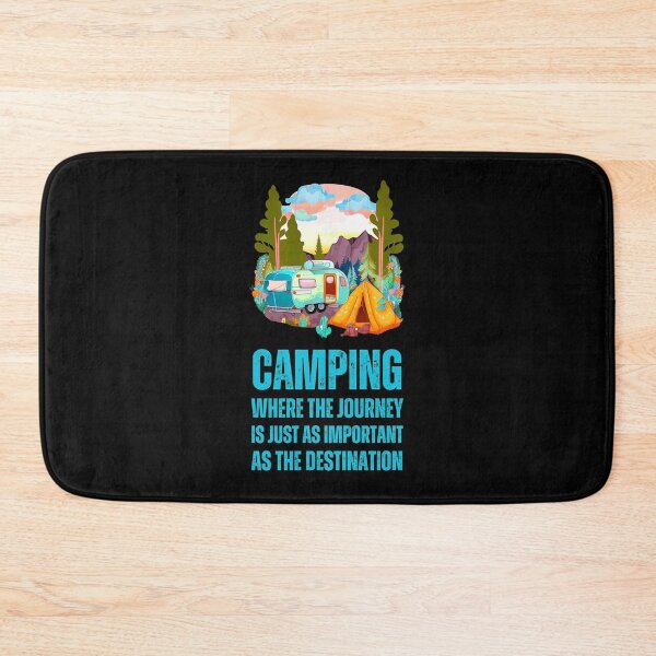 Item preview, Camping: Where The Journey Is Just As Important As The Destination. do what you love designed and sold by HikingGalleria.