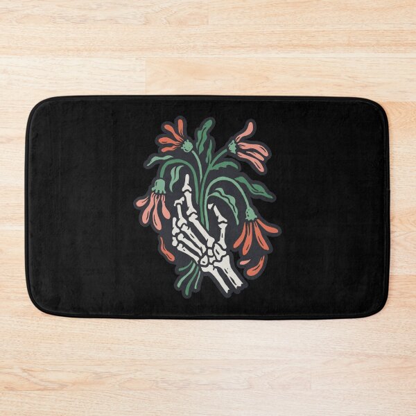 Item preview, Skeleton hand with flowers designed and sold by DerSenat.