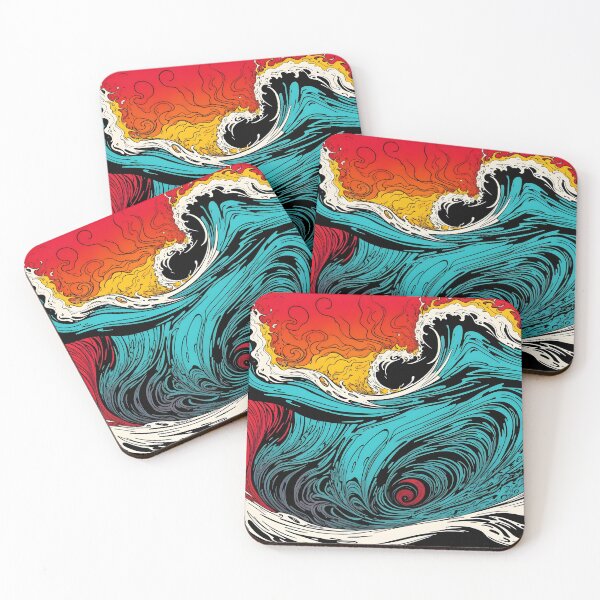 Item preview, Colorful wave graffiti designed and sold by PhonLawat.