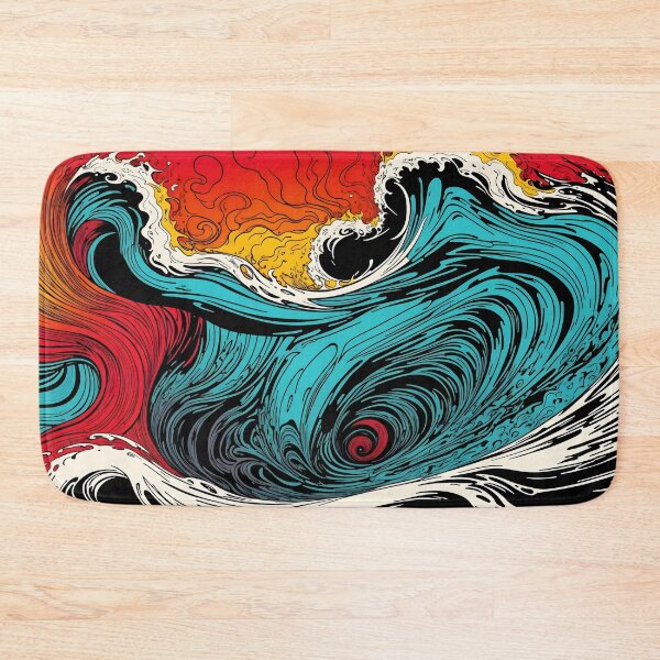Item preview, Colorful wave graffiti designed and sold by PhonLawat.