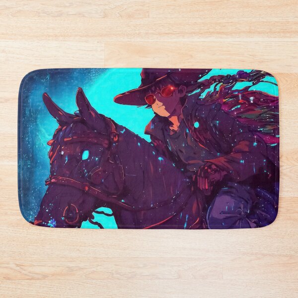 Item preview, Anime cowboy galloping on horseback abstract  designed and sold by TomFrontierArt.