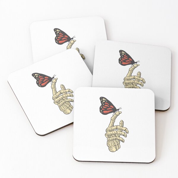 Item preview, Skeleton hand with butterfly designed and sold by DerSenat.