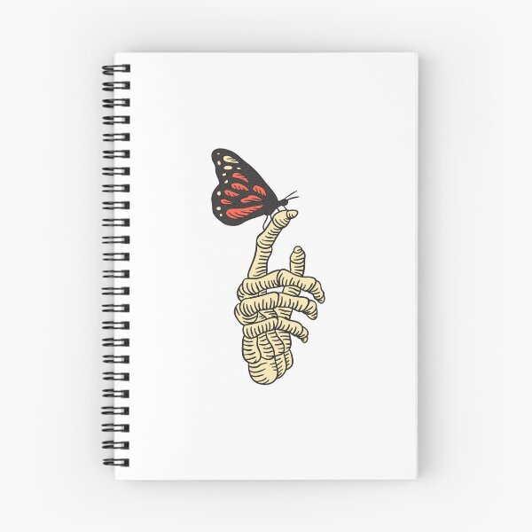 Item preview, Skeleton hand with butterfly designed and sold by DerSenat.