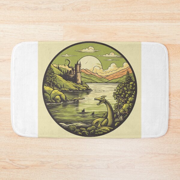 Item preview, Loch Ness in Scotland in Retro Vintage Style  designed and sold by redstar19.