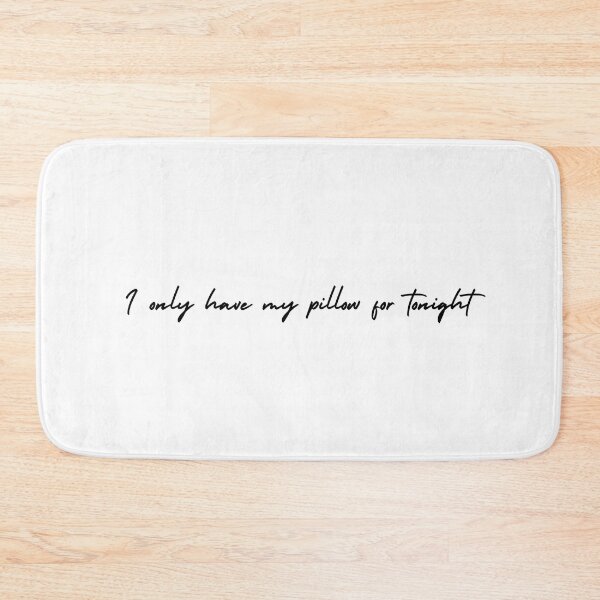 Item preview, I only have my pillow for tonight | emotion and mood  designed and sold by Therapy by Sen.