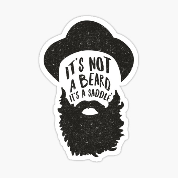 It's A Saddle. Retro Bearded Skull Coffee Mug It's More Than A Beard
