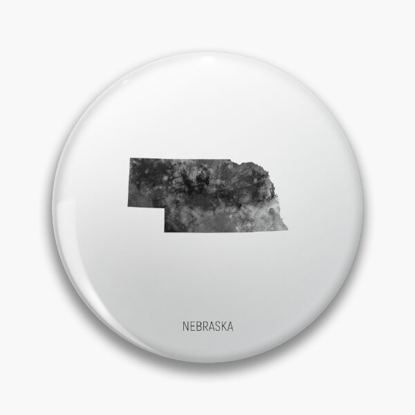 Item preview, Nebraska Watercolor Map designed and sold by ArtPrints.