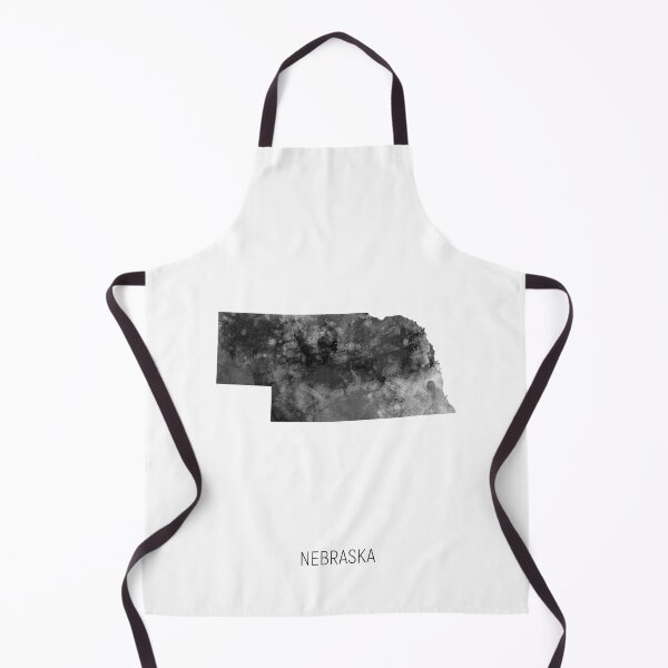 Item preview, Nebraska Watercolor Map designed and sold by ArtPrints.