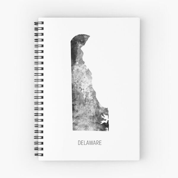 Item preview, Delaware Watercolor Map designed and sold by ArtPrints.