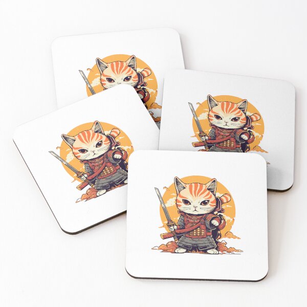Item preview, cat in armor art designed and sold by printiesart.