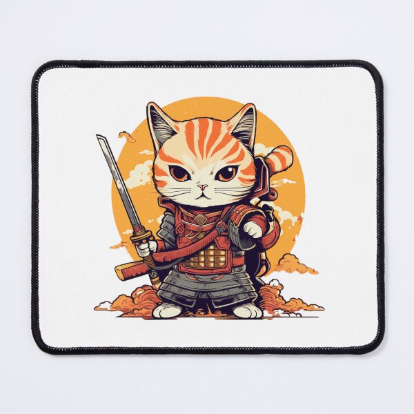 Item preview, cat in armor art designed and sold by printiesart.