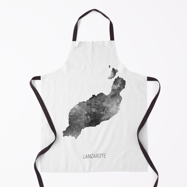 Item preview, Lanzarote Watercolor Map designed and sold by ArtPrints.
