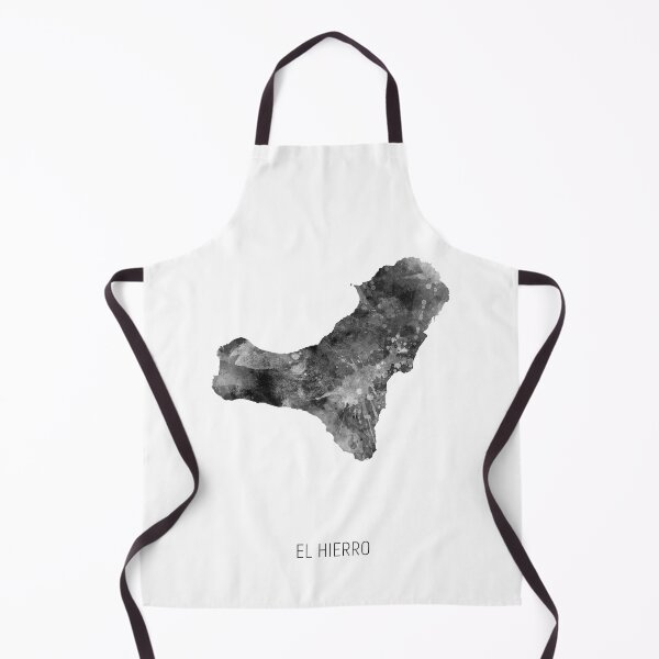 Item preview, El Hierro Watercolor Map designed and sold by ArtPrints.