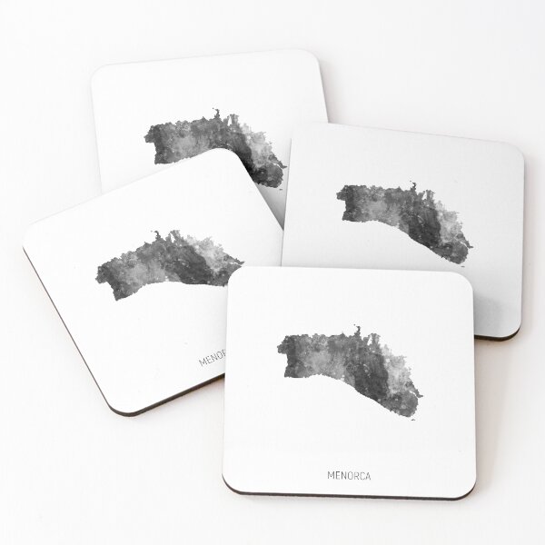 Artikelvorschau, Menorca-Aquarellkarte entworfen und verkauft von ArtPrints.