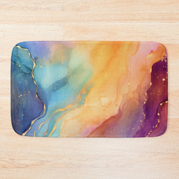 Item preview, Colorful glitter rainbow fluid brushstrokes 03 designed and sold by UnaWu533.
