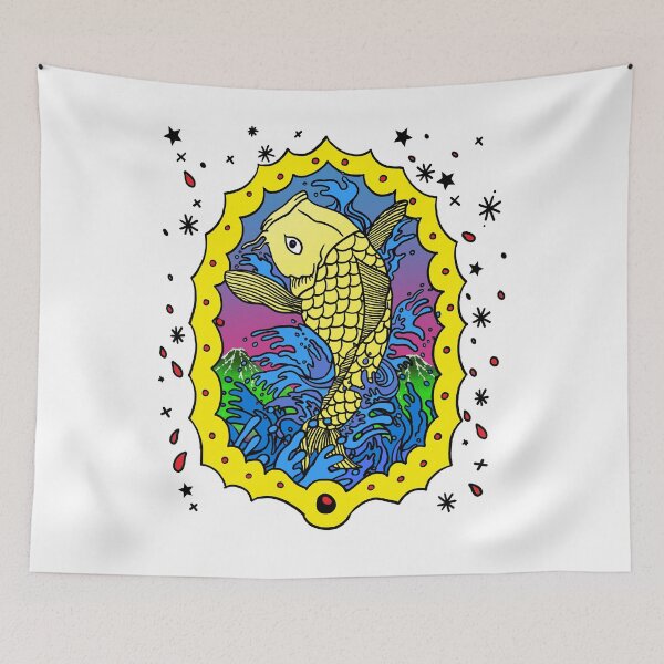 Item preview, golden carp gold fish designed and sold by Travis Scotti.