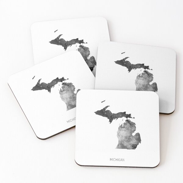 Item preview, Michigan Watercolor Map designed and sold by ArtPrints.