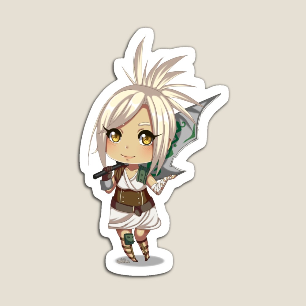 Riven Dragon Blade Sticker for Sale by Dami10