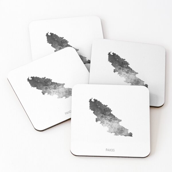 Item preview, Paxos Watercolor Map designed and sold by ArtPrints.