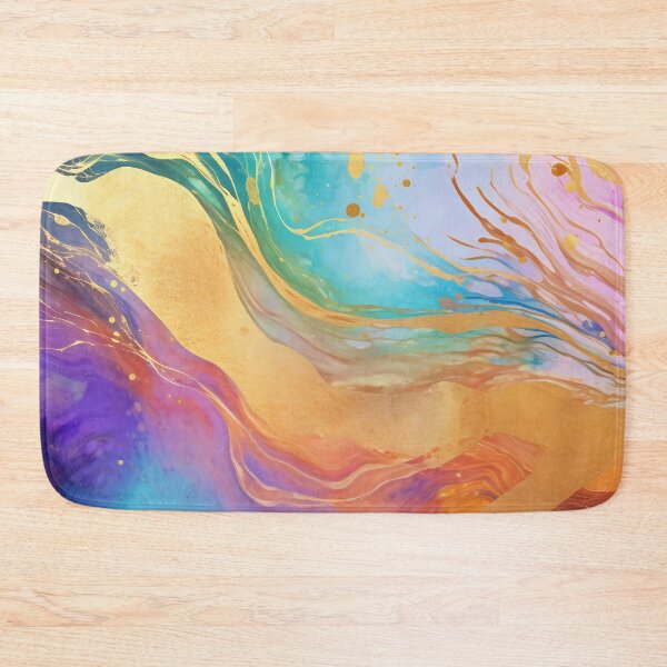 Item preview, Colorful glitter rainbow fluid brushstrokes 05 designed and sold by UnaWu533.