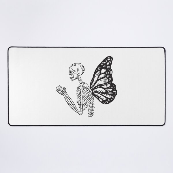 Item preview, Skeleton with butterfly wings designed and sold by DerSenat.