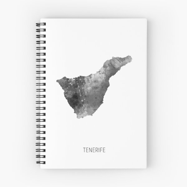 Artikelvorschau, Teneriffa-Aquarellkarte entworfen und verkauft von ArtPrints.