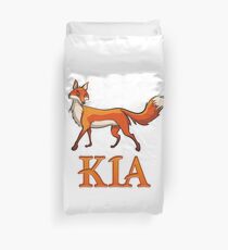 Kia Fox Duvet Cover