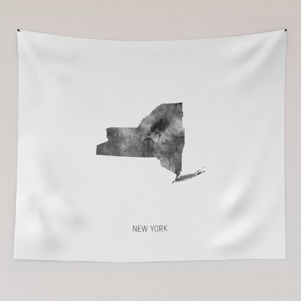 Item preview, New York Watercolor Map designed and sold by ArtPrints.