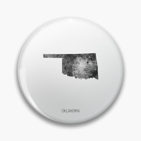 Item preview, Oklahoma Watercolor Map designed and sold by ArtPrints.