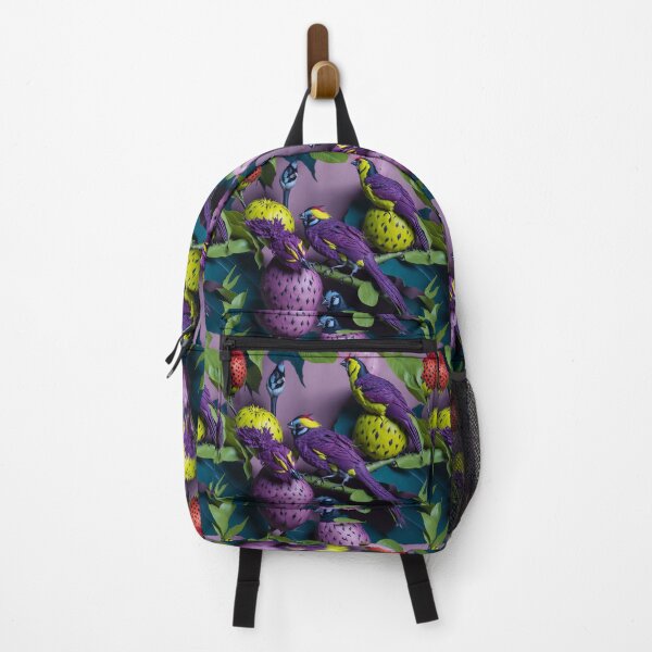 Item preview, The Enchanting Fusion of Finches and Dragon Fruits designed and sold by AmazingLab.