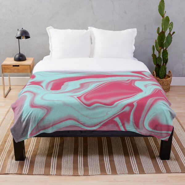 Item preview, CORAL MARBLE PATTERN - SILKY MARBLE WAVE PATTERN - VIVID MODERN  - TEXTURE - COLOR GRADIENTS PILLOWS - BLANKETS - TAPESTRIES  - HOME DECORATION -  MODERN BEAUTIFUL  HOME  DESIGNS designed and sold by Harsh Mhatre.