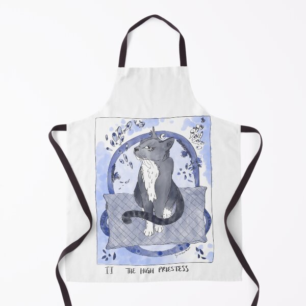 Item preview, The High Priestess Tarot Cat  designed and sold by Marcypaws.