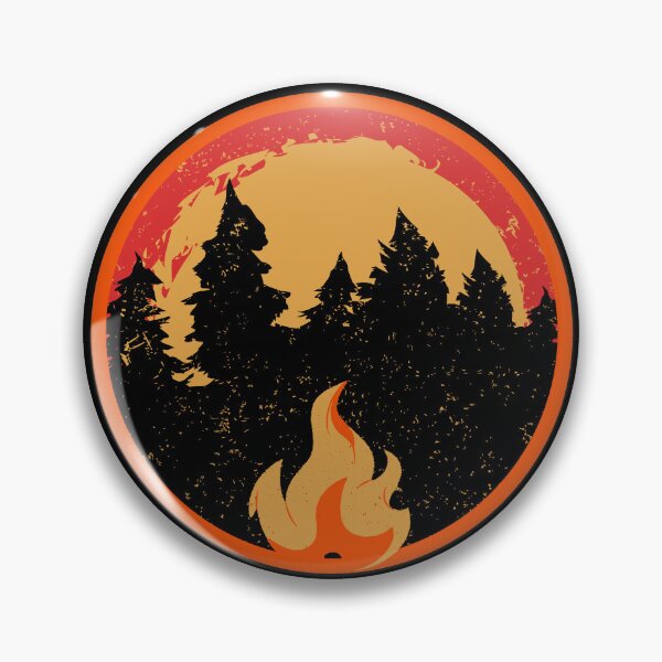 Item preview, Forest Fire Old School Design designed and sold by Amazing-Kortez.
