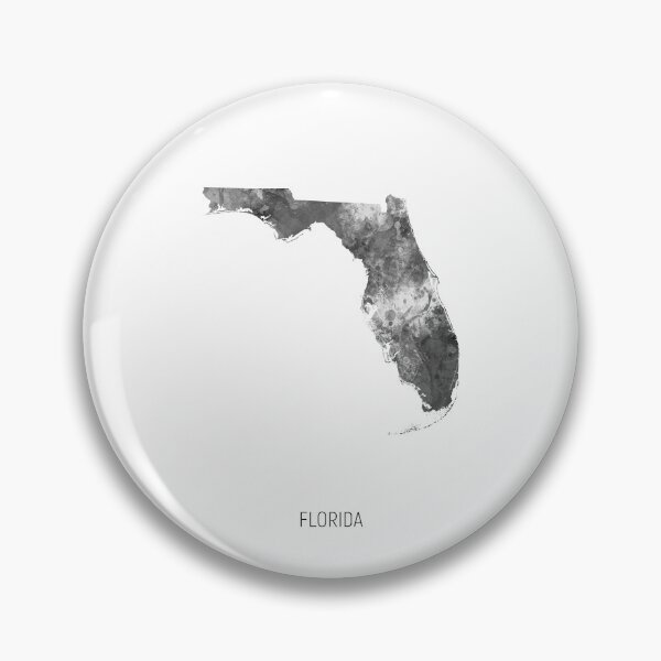 Item preview, Florida Watercolor Map designed and sold by ArtPrints.