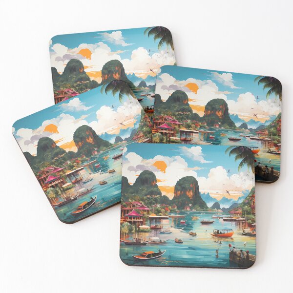 Item preview, Thailand countryscape wall art designed and sold by jboonsart.
