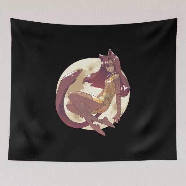 Item preview, Moonlit smiling catgirl - Rasa designed and sold by tshuki.