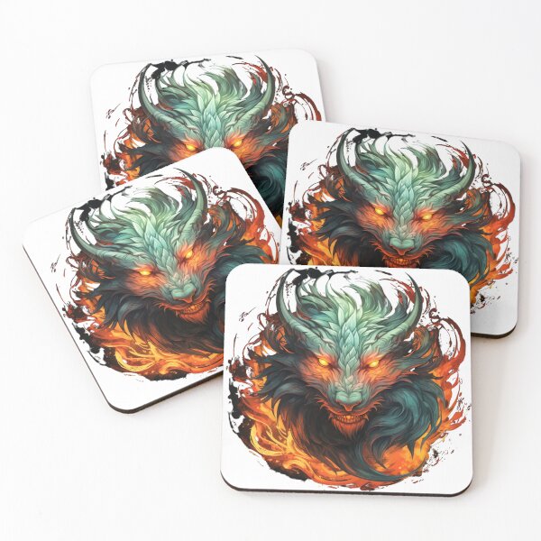 Item preview, Dragon  in flames  designed and sold by Sylwia Kuc.