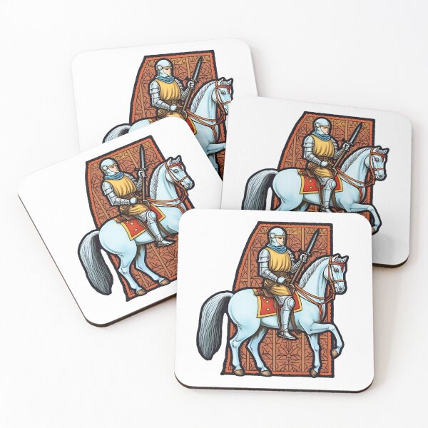Item preview, Medieval Romanesque Knight - Majestic Knight Sticker designed and sold by UrsaStick.