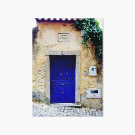 Portuguese Blue Art Board Print