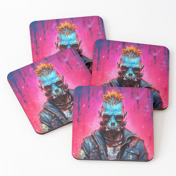 Item preview, Flowerpunk Portrait - Eclectic Style with Cyberpunk and Punk Rock Elements designed and sold by Piotrek0001.