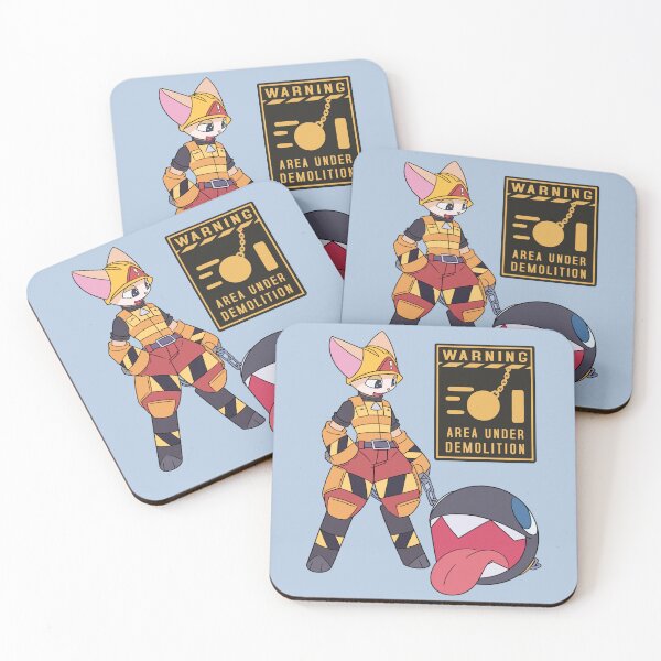 Item preview, Gao Gao the Demolition Cat V2 - orange cartoon character designed and sold by 4ThingTon.