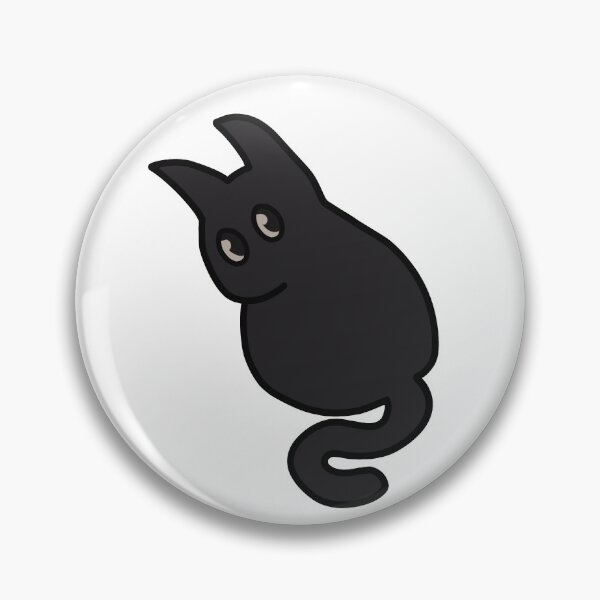 Item preview, Curious Small Black Cat Showing His Back designed and sold by YHK13.