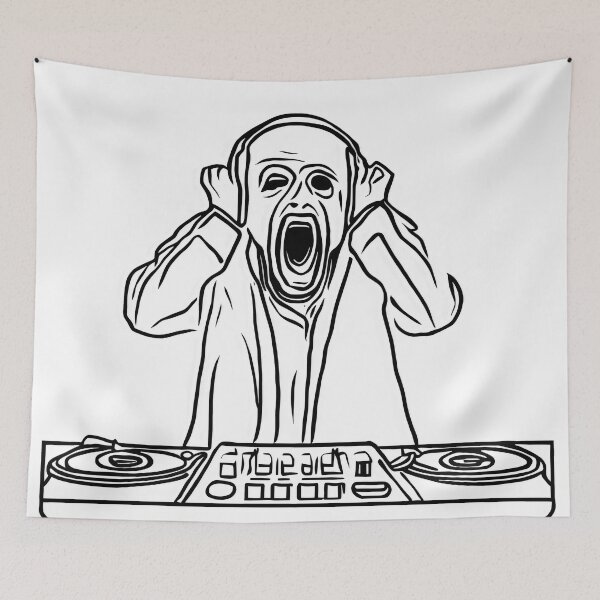 Item preview, The Scream DJ | Oldschool Turntable Vinyl LP | Music designed and sold by Jumitu-Art.